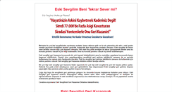 Desktop Screenshot of eskisevgiliyigerikazanma.org